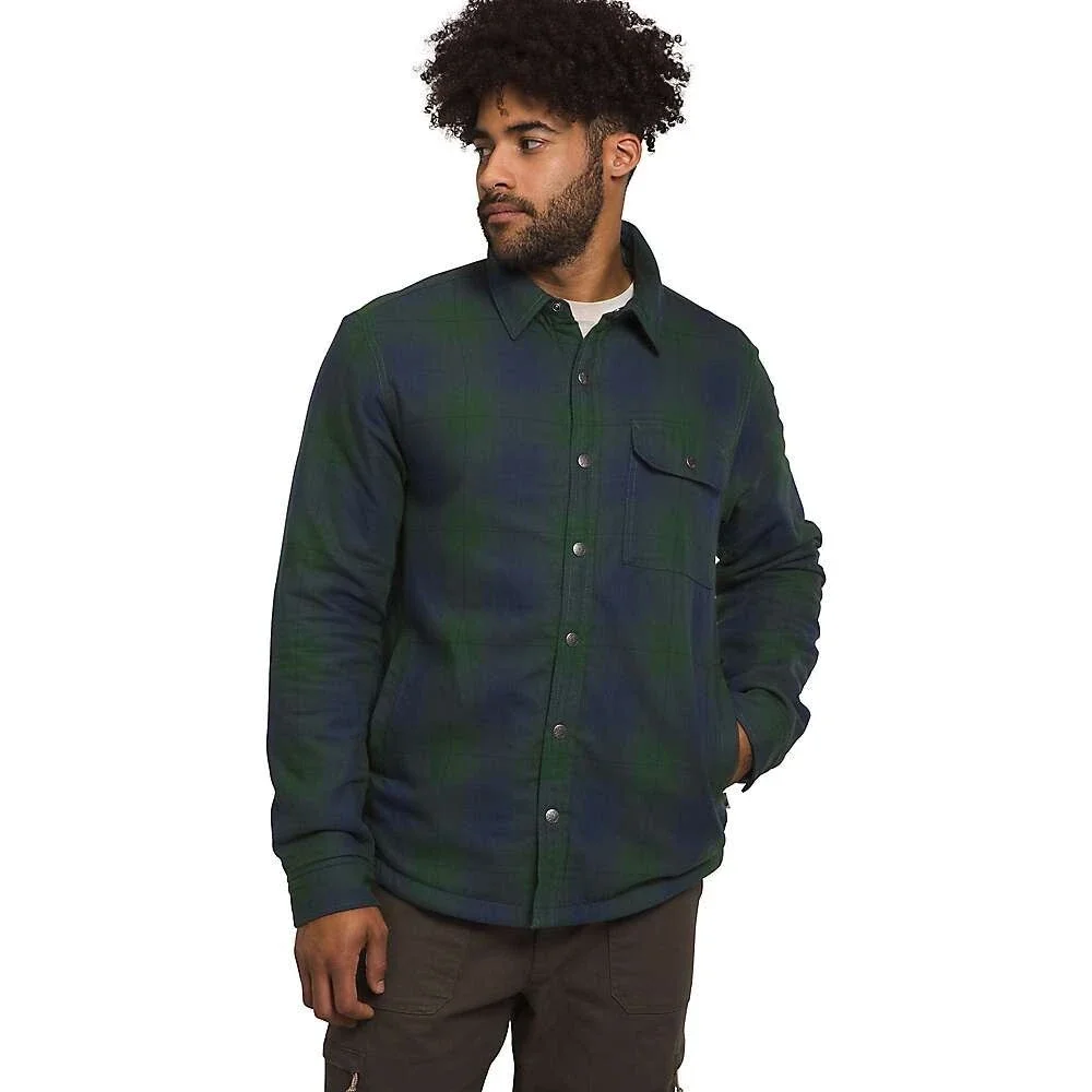The North Face Campshire Shirt Men's Medium Green Long Sleeve Button-Up GBO55